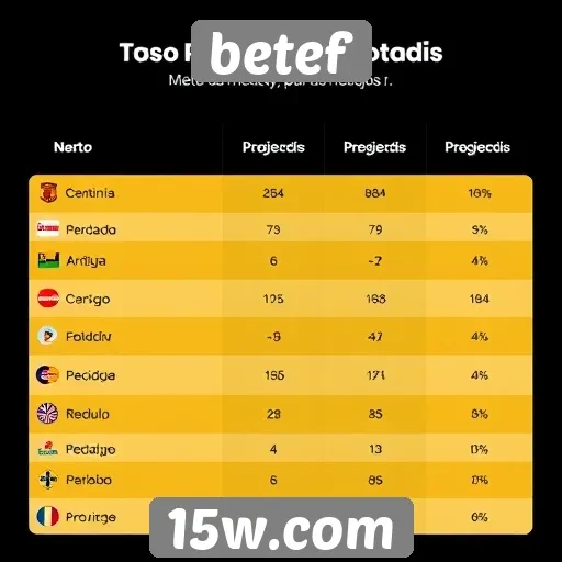 Métodos de pagamento aceitos pelo site Betef