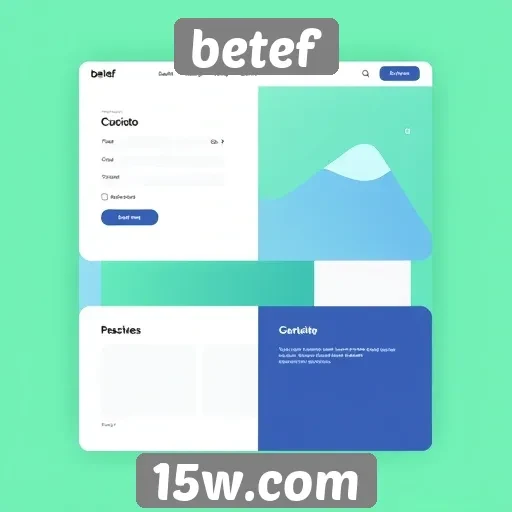 Interface do usuário no site betef: usabilidade e design